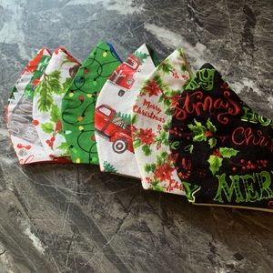 4 pack of Christmas toddler masks